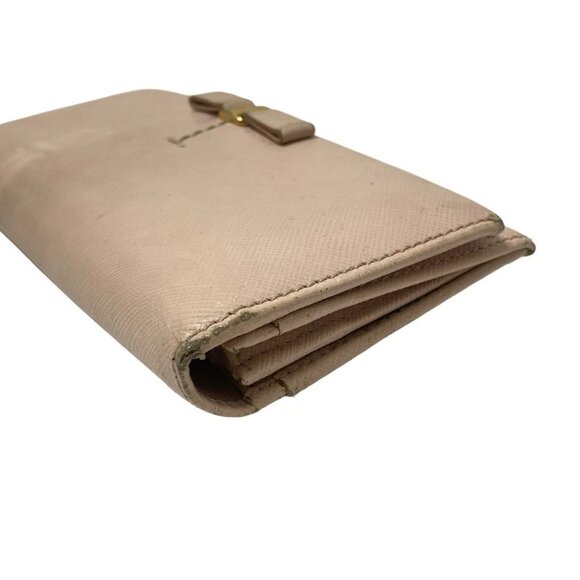 Auth Salvatore Ferragamo Vara - Light Pink Leather Long Wallet - Picture 8 of 12